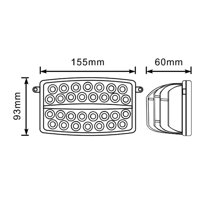 LW-18007- Agricultural Vehicle LED Work Light