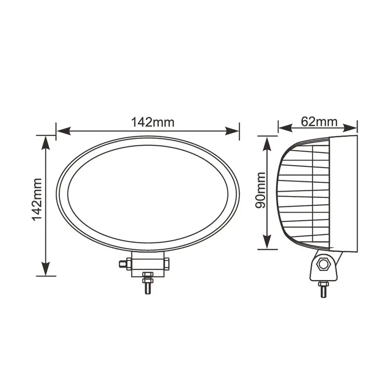 210209 - Agricultural Vehicle LED Work Light