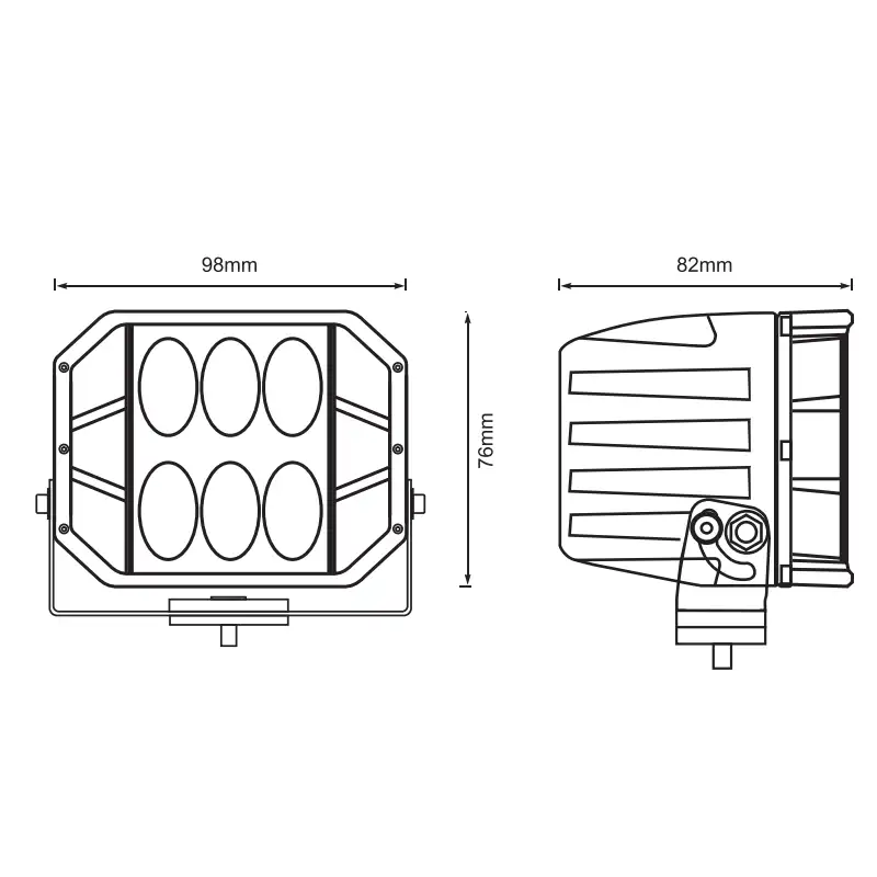 210091 - Forklift Safety LED Work Light