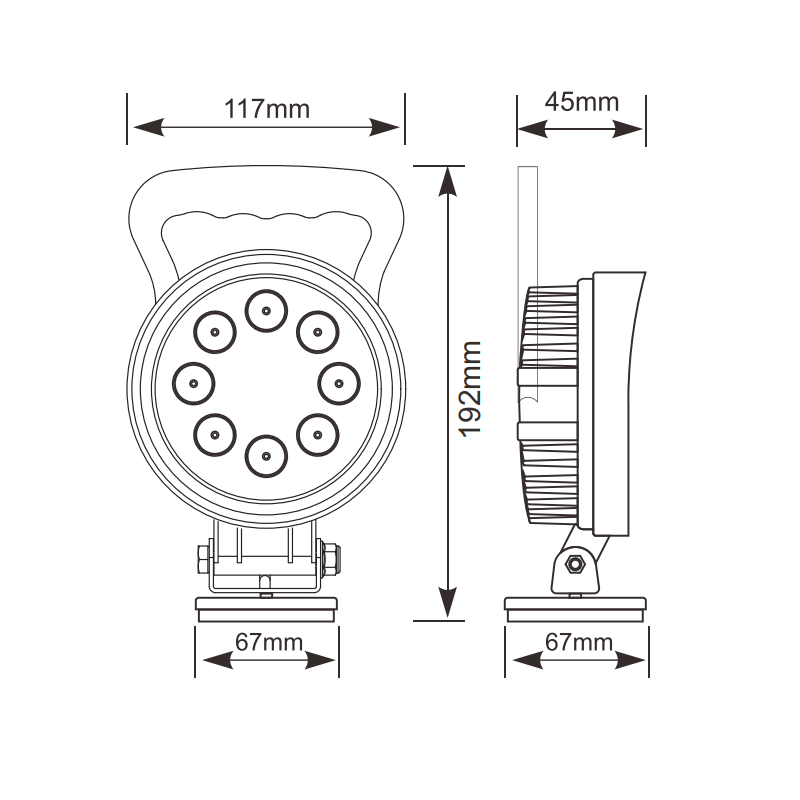 PWLSW-0003-24W - Portable LED Work Light