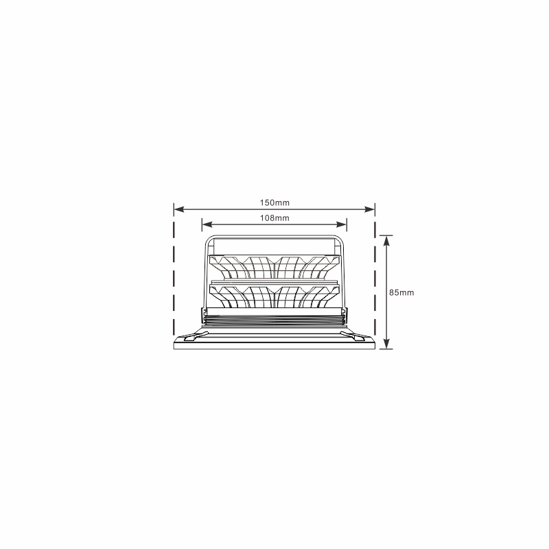 WL431H-DC - Dual Color Warning Beacon