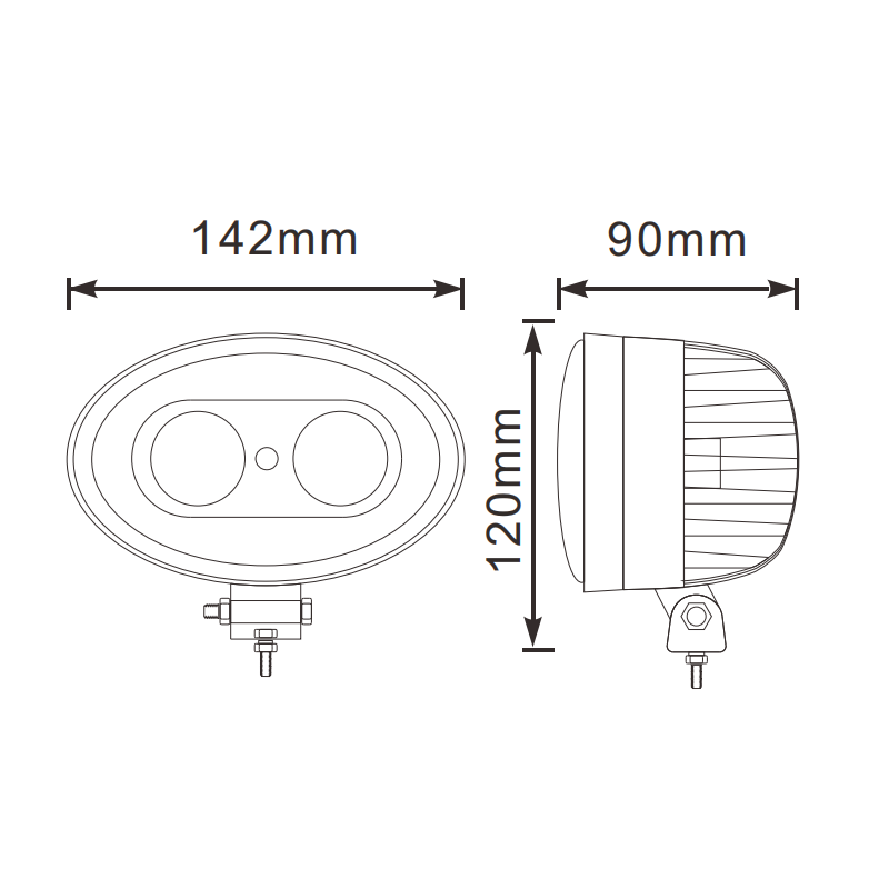 210637 - Forklift Safety LED Work Light