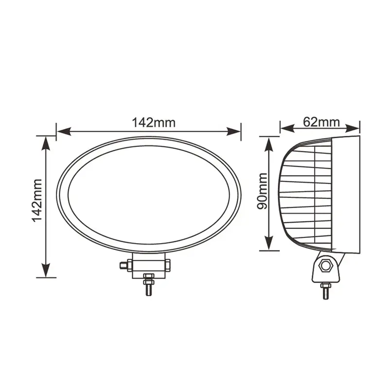 210222 - Agricultural Vehicle LED Work Light