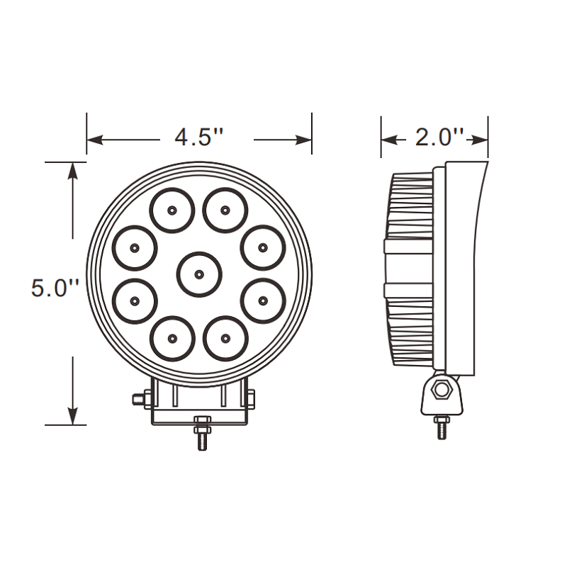 210556SW - DT Plug LED Work Light