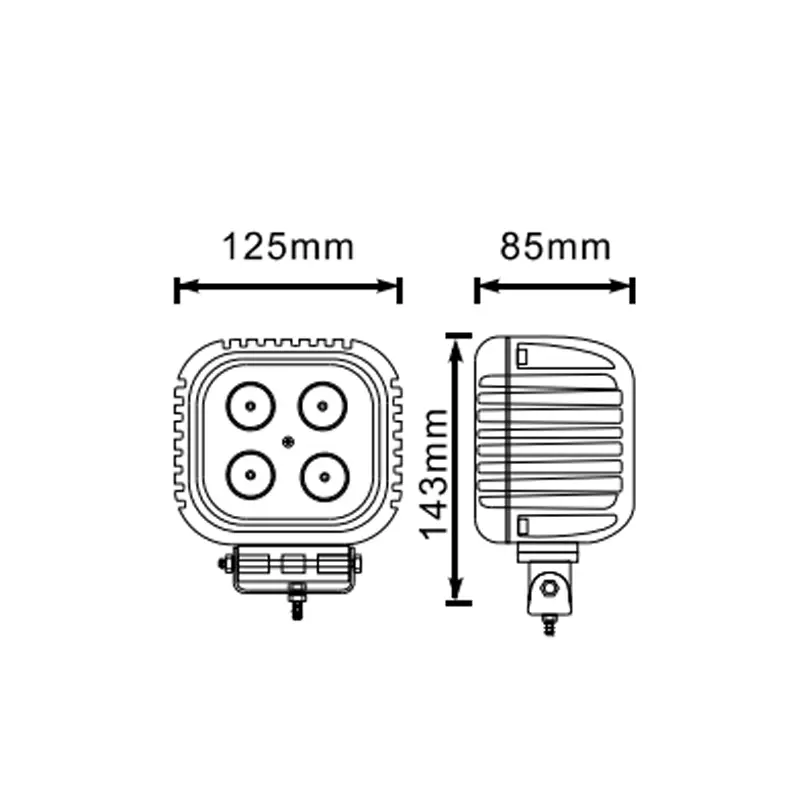 210216F - Mining Vehicle LED Work Light